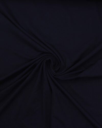 Denim blåsort - French Terry (Bomuld/polyester)