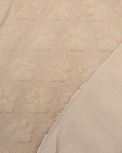 Lys beige hundepoter - Microfleece