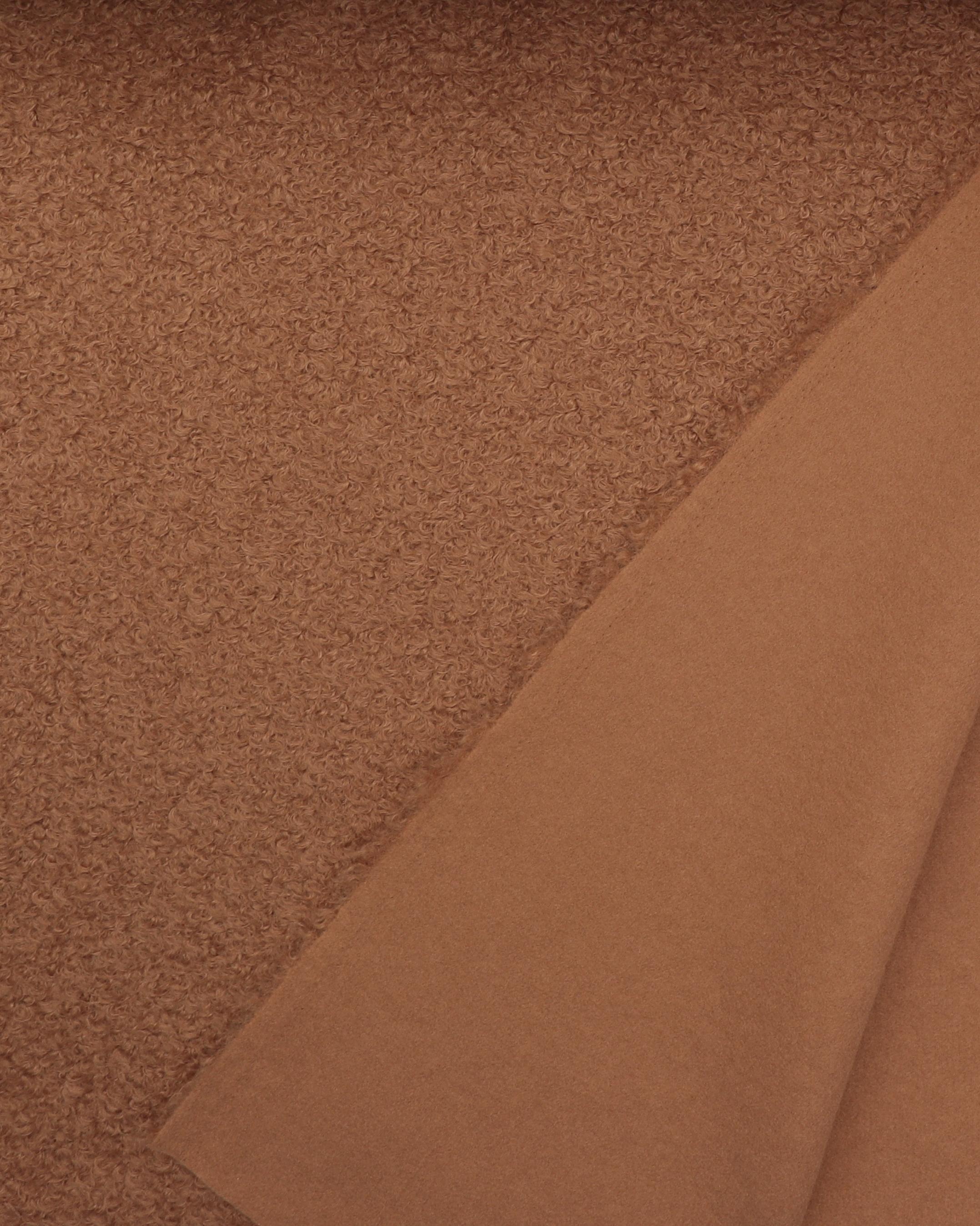 Lysebrun med krøl - Polyester 4 Lysebrun med krøl - Polyester - Billede 2