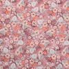 Meleret gammelrosa med blomster - Isoli