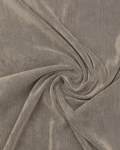 Sildebensmønster, brun/beige - Bomuld/polyester