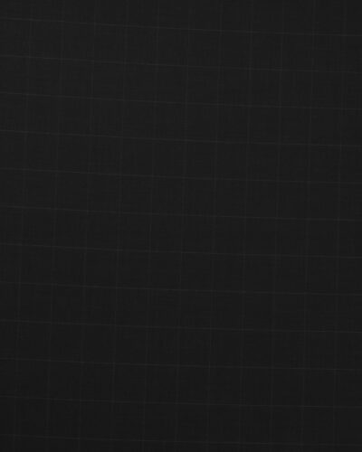 Koksgrå m. tynd grå tern - Uld/polyester