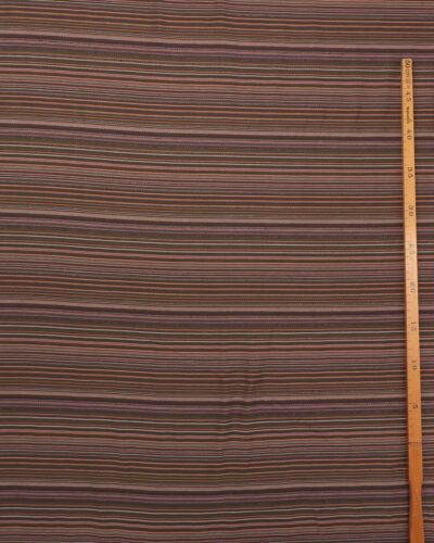 Alternative view of Striber, armygrøn, kobber, rosa og lilla - Bomuld/polyester