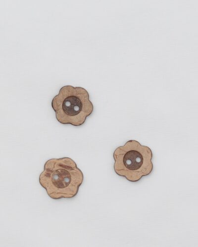 2-huls, blomst - 15 mm kokosknap