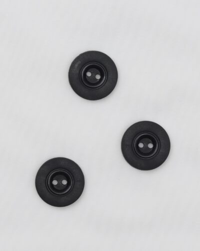 2 huls, sort m. fordybning - 22 mm