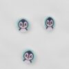 Øjeknap, pingvin - 15 mm