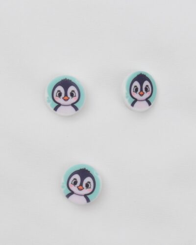 Øjeknap, pingvin - 15 mm