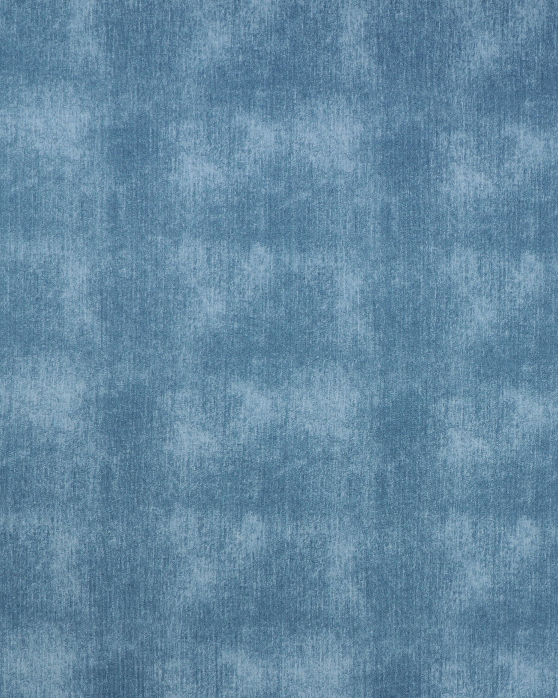 Meleret Blå Isoli Polyester Bomuld