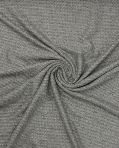 Lys støvet grøn - Jersey m. kabelstrikmønster