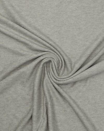 Grå - Jersey m. kabelstrikmønster