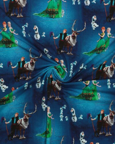 Frost figurer på blå bund - Jersey