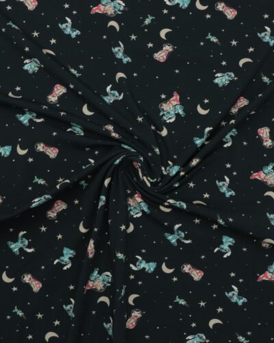 Lilo og Stitch på en mørkeblå nattehimmel - Jersey 7 Lilo og Stitch på en mørkeblå nattehimmel - Jersey
