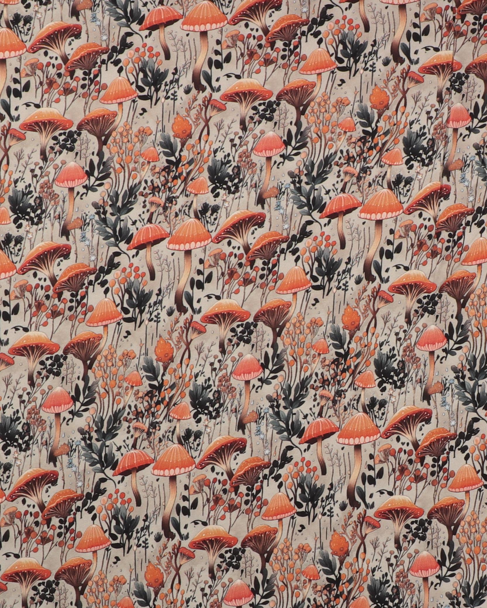 Svampe på beige bund - Isoli 3 Svampe på beige bund - Isoli