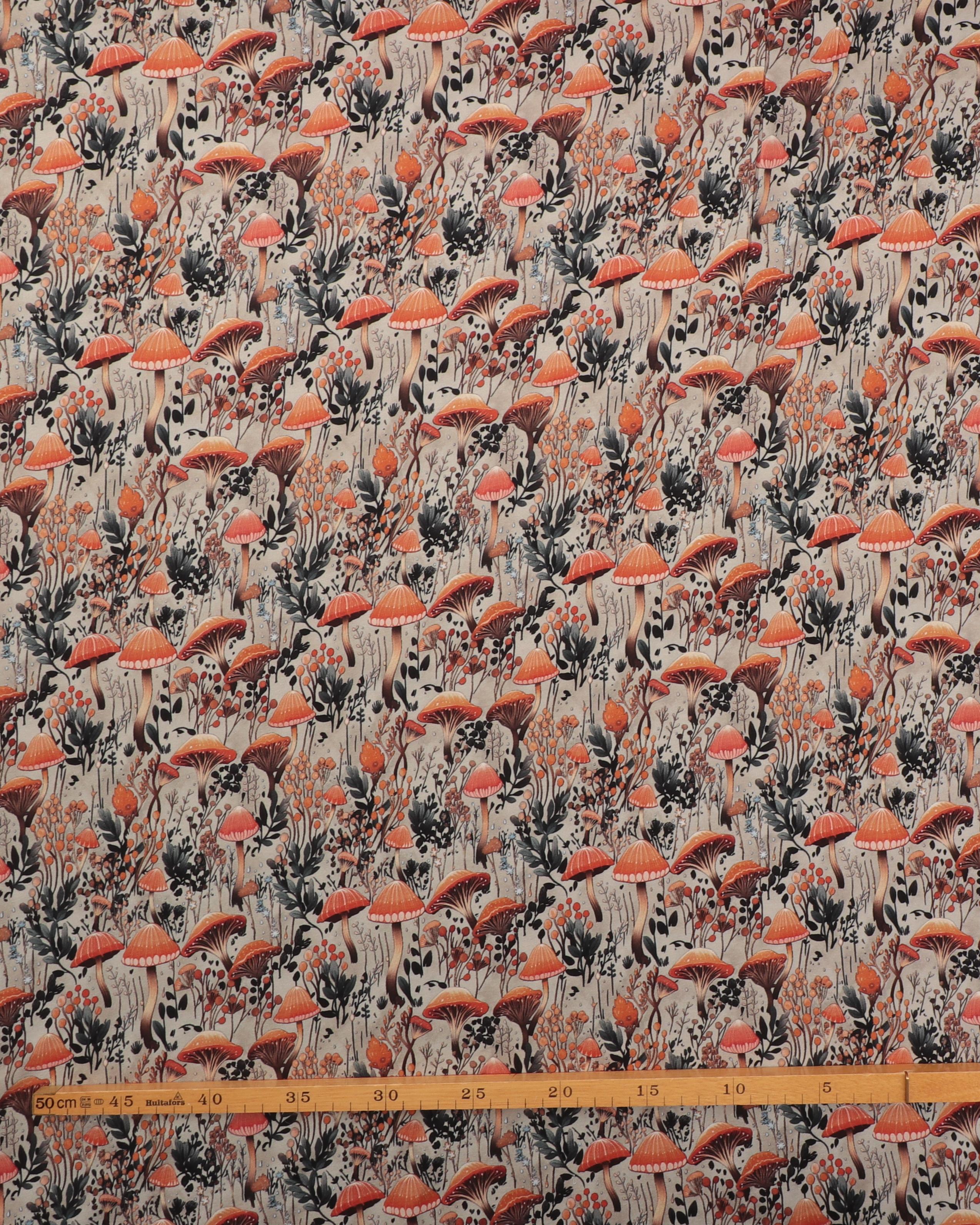 Svampe på beige bund - Isoli 4 Svampe på beige bund - Isoli - Billede 2