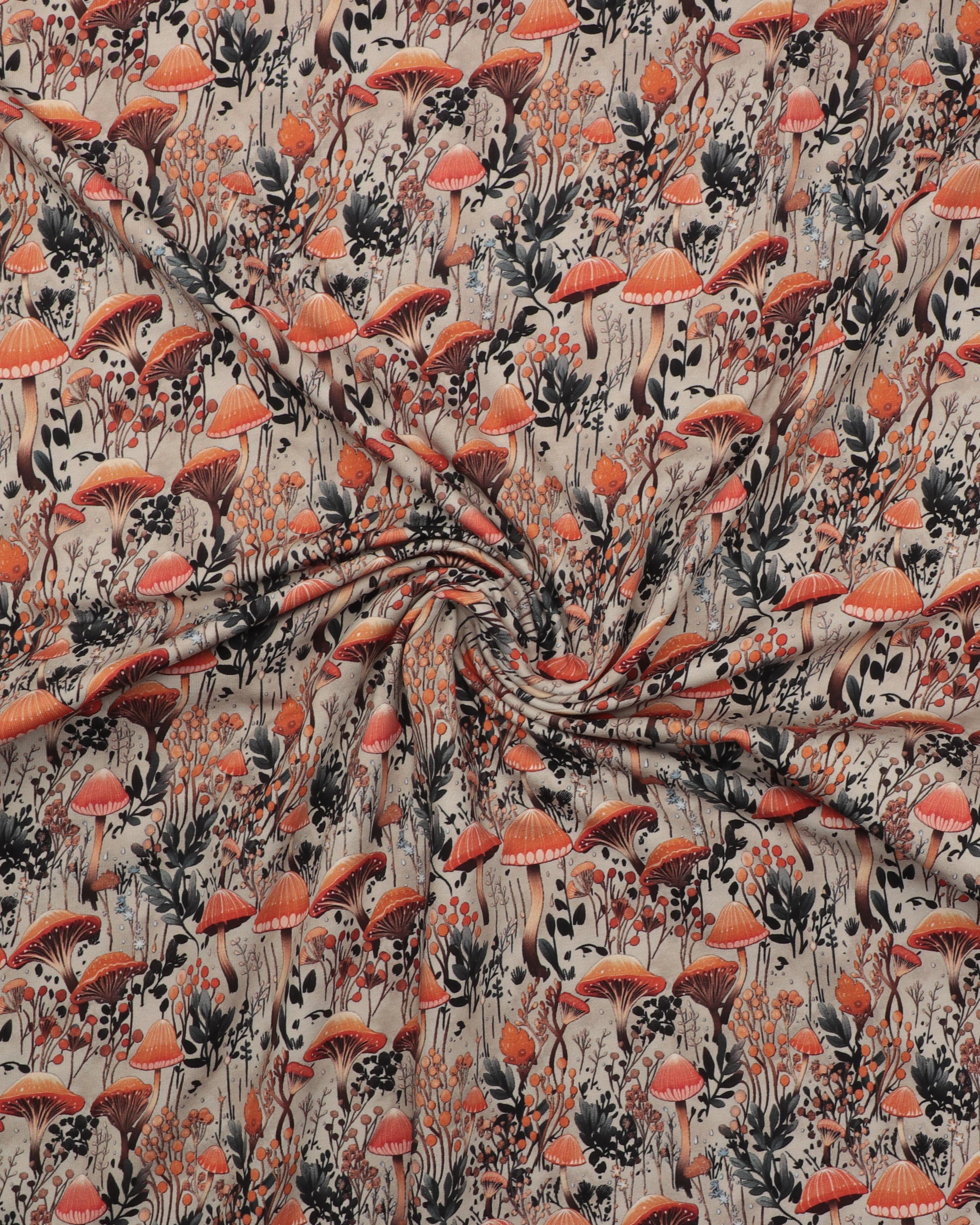 Svampe på beige bund - Isoli 5 Svampe på beige bund - Isoli - Billede 3