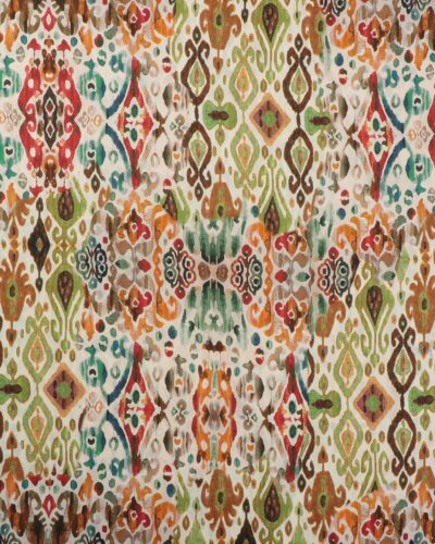 Mønster i jordfarver - Viskose