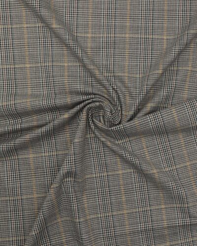 Prince of Wales tern, sort/offwhite/karry/guld - Bomuld/polyester 7 Prince of Wales tern, sort/offwhite/karry/guld - Bomuld/polyester