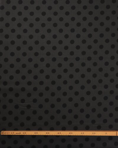 Alternative view of Pom Pom, mørkegrå m. store sorte prikker - Tula Pink