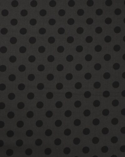 Pom Pom, mørkegrå m. store sorte prikker - Tula Pink