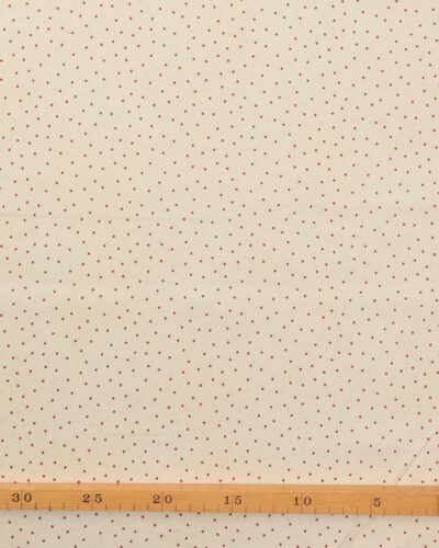 Alternative view of Flødefarvet med røde prikker - Patchwork