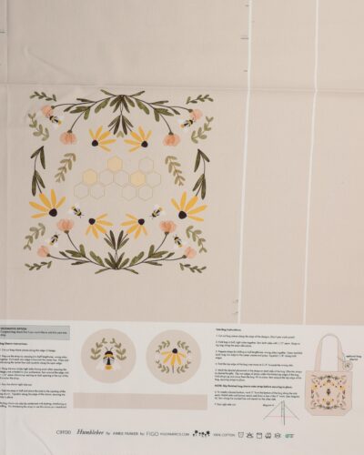 Alternative view of Sy et net/taske med blomster og bier