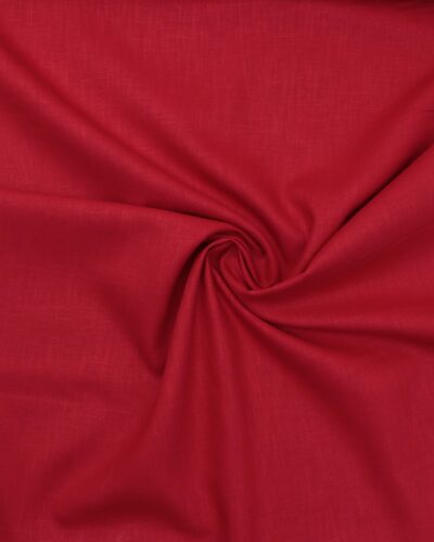 Mørk rød - Hør/bomuld