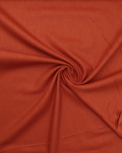 Mørk orange - Hør/bomuld