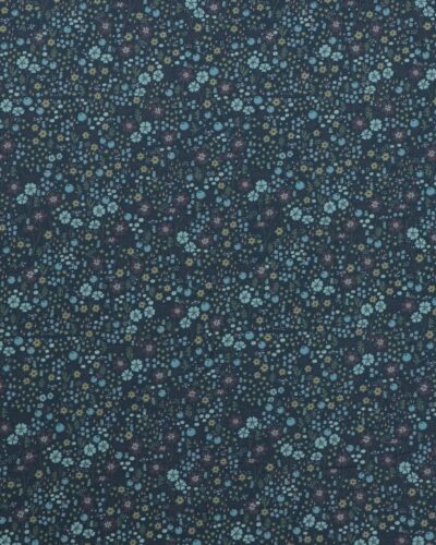 Småblomstret på blå bund - Jersey