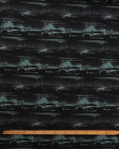 Alternative view of Hurtige biler, sort/mørk mintgrøn - Jersey