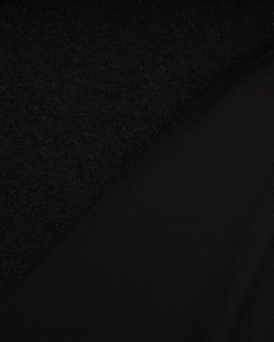 Alternative view of Sort med krøl - Polyester