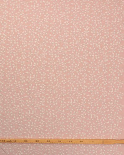 Alternative view of Mørk pudder med broderet hvide blomster - Broderie Anglaise