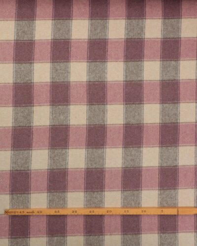 Alternative view of Tern i rosa og brune farver - Polyester/viskose