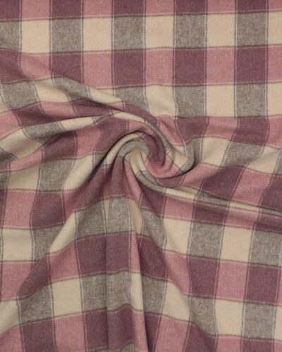 Tern i rosa og brune farver - Polyester/viskose