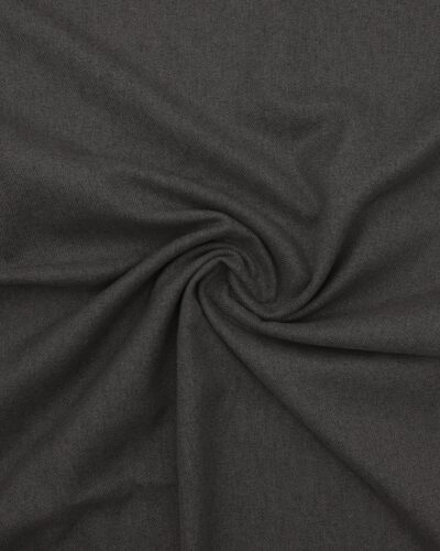 Mørkegrå med mønster - Uld/polyester