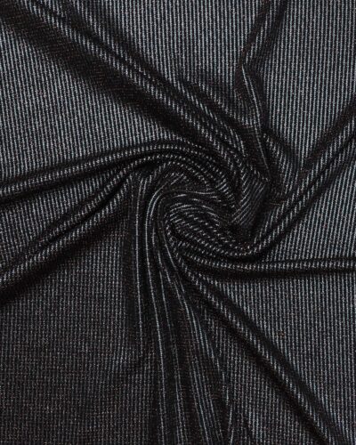 Sort/grå/kobber - Polyester/lurex m. stræk