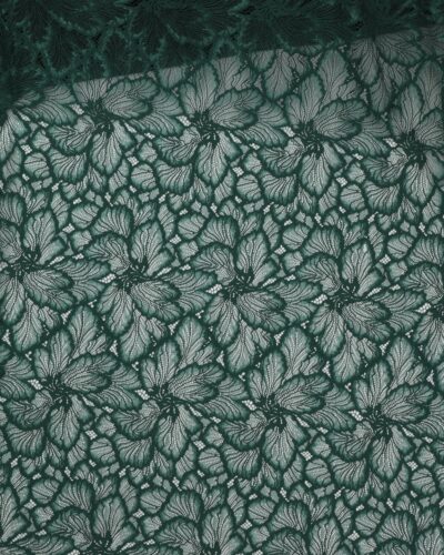 Alternative view of Grøn blonde med blomster  - Polyester