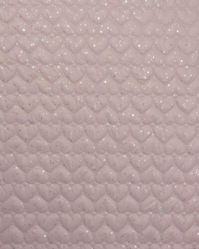 Tosidet vatteret, sart lavendel m. folietrykte pletter