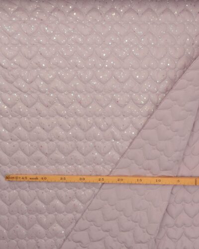 Alternative view of Tosidet vatteret, sart lavendel m. folietrykte pletter