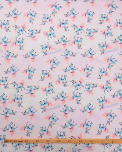 Alternative view of Enhjørninge på sart lyserød bund - Jersey