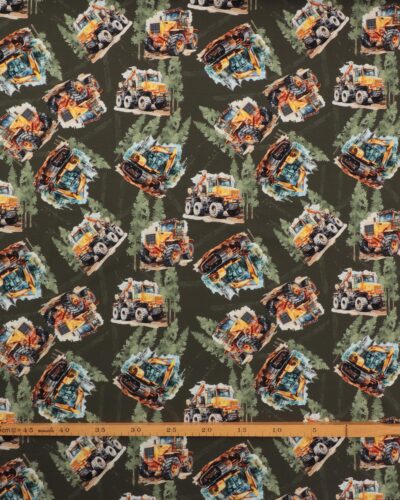 Alternative view of Store tunge køretøjer på grøn - Jersey