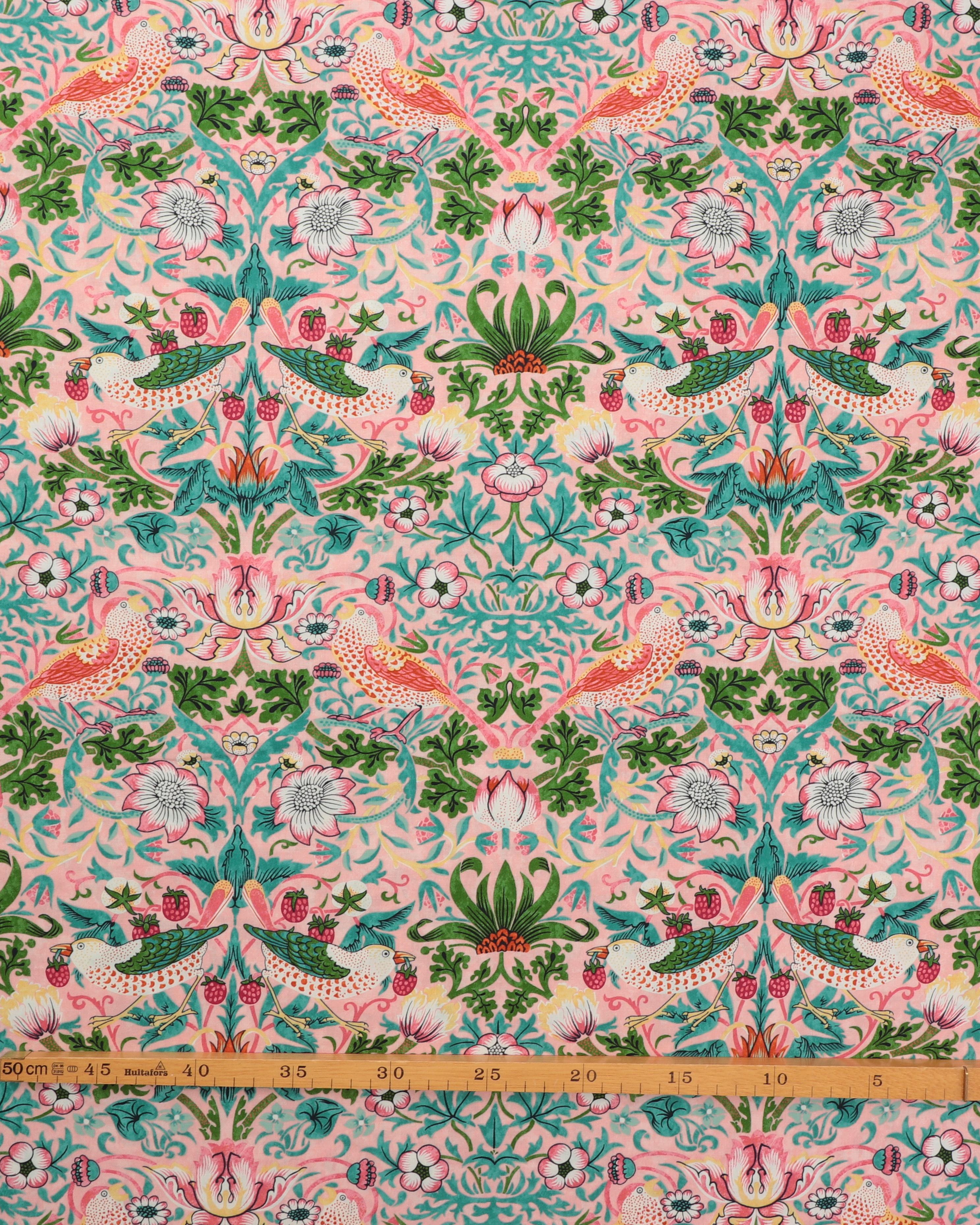 Strawberry thief, blush - William Morris 4 Strawberry thief, blush - William Morris - Billede 2