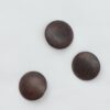 Øjeknap, rustbrun - 20 mm metalknap