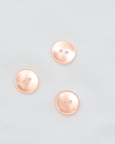 2-huls, lys laksefarvet - ca. 15 mm