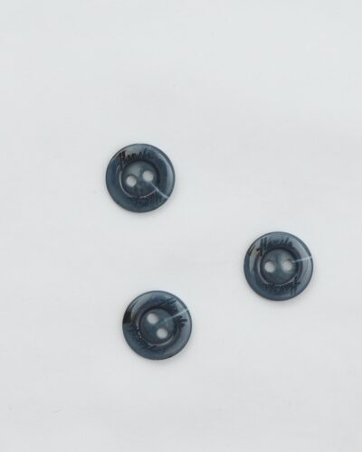 2-huls, blå - ca. 15 mm