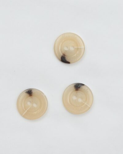 2-huls, sand m. mørkebrun - ca. 20 mm