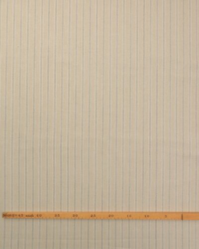 Alternative view of Lys beige, hvid stribe og mørk lurextråd - Viskose/hør/polyester