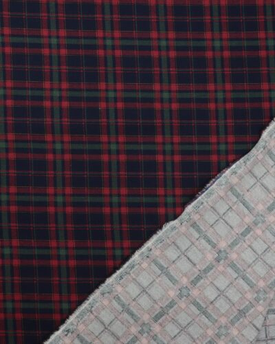 Flonnel - Tern, grøn/blå/rødbrun