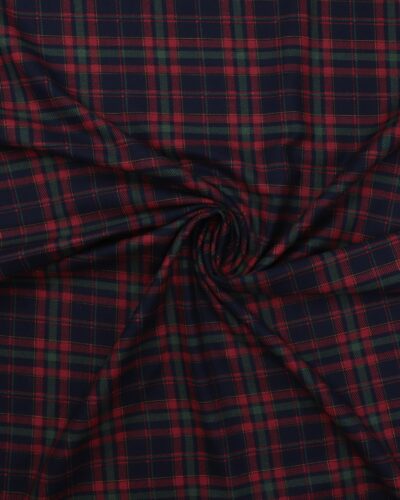 Flonnel - Tern, grøn/blå/rødbrun