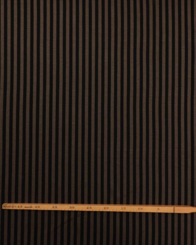 Alternative view of Brun og sort stribet - Jersey, Punto