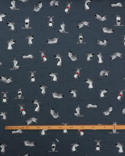 Alternative view of Rensdyr i skarp træning - French Terry